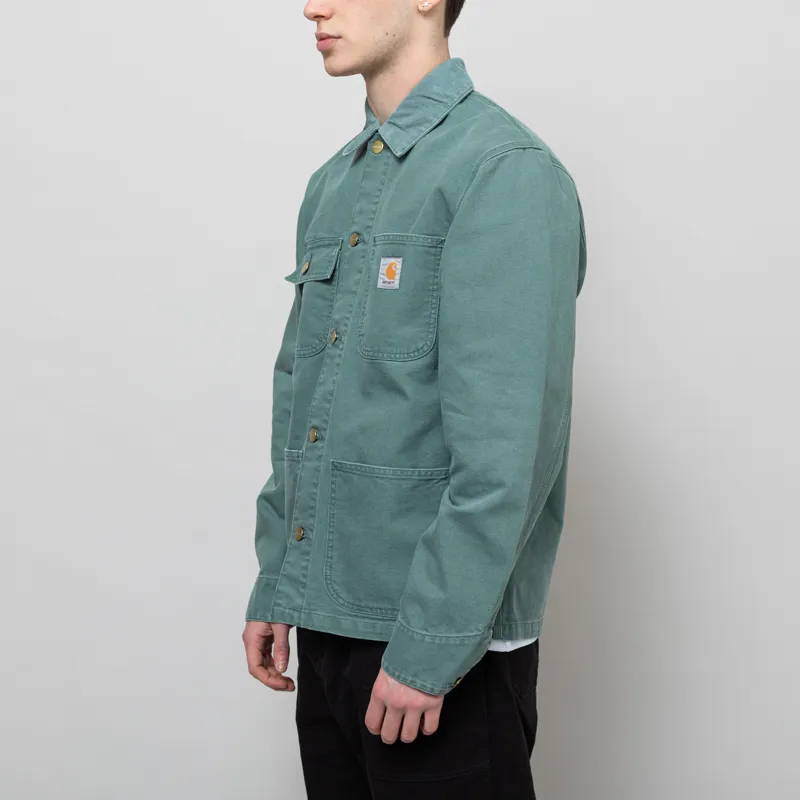 Carhartt WIP Michigan Summer Coat Silver Pine Stone Canvas-1