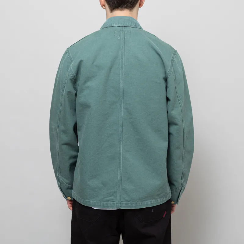 Carhartt WIP Michigan Summer Coat Silver Pine Stone Canvas-3