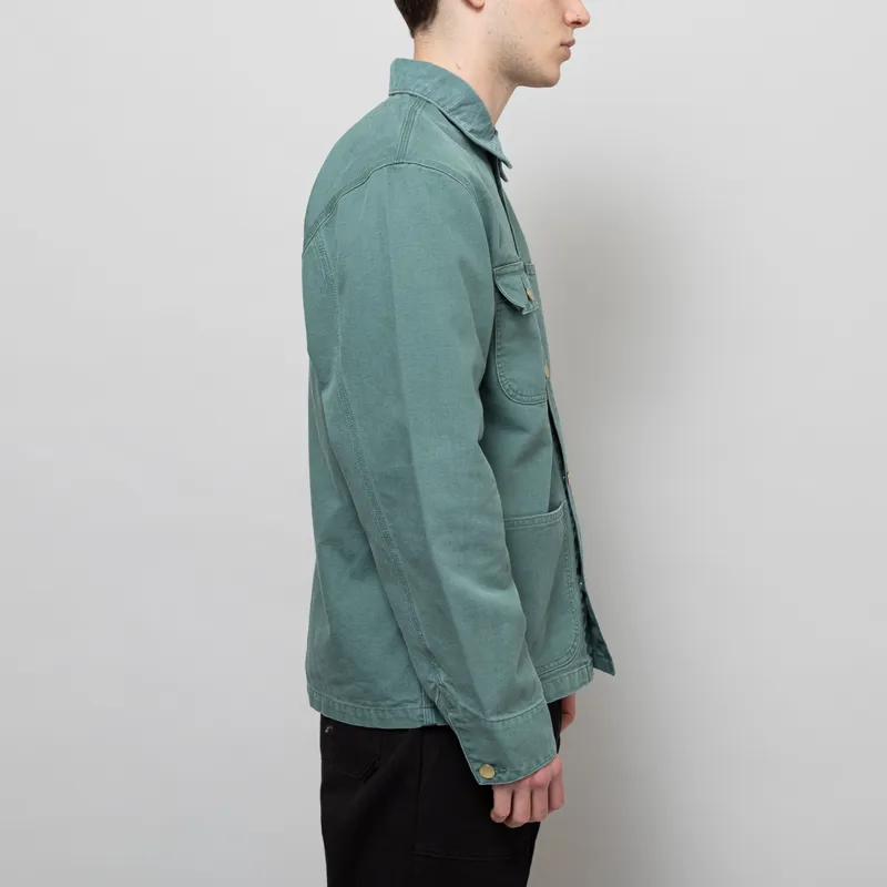 Carhartt WIP Michigan Summer Coat Silver Pine Stone Canvas-4