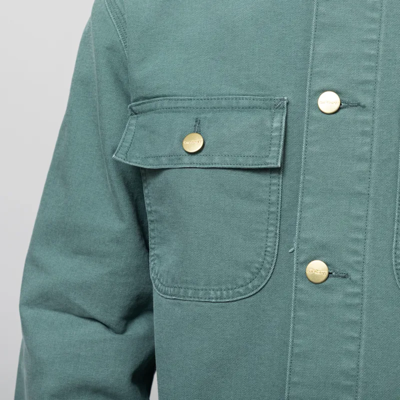 Carhartt WIP Michigan Summer Coat Silver Pine Stone Canvas-6