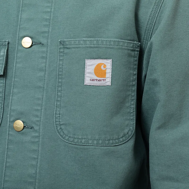 Carhartt WIP Michigan Summer Coat Silver Pine Stone Canvas-7