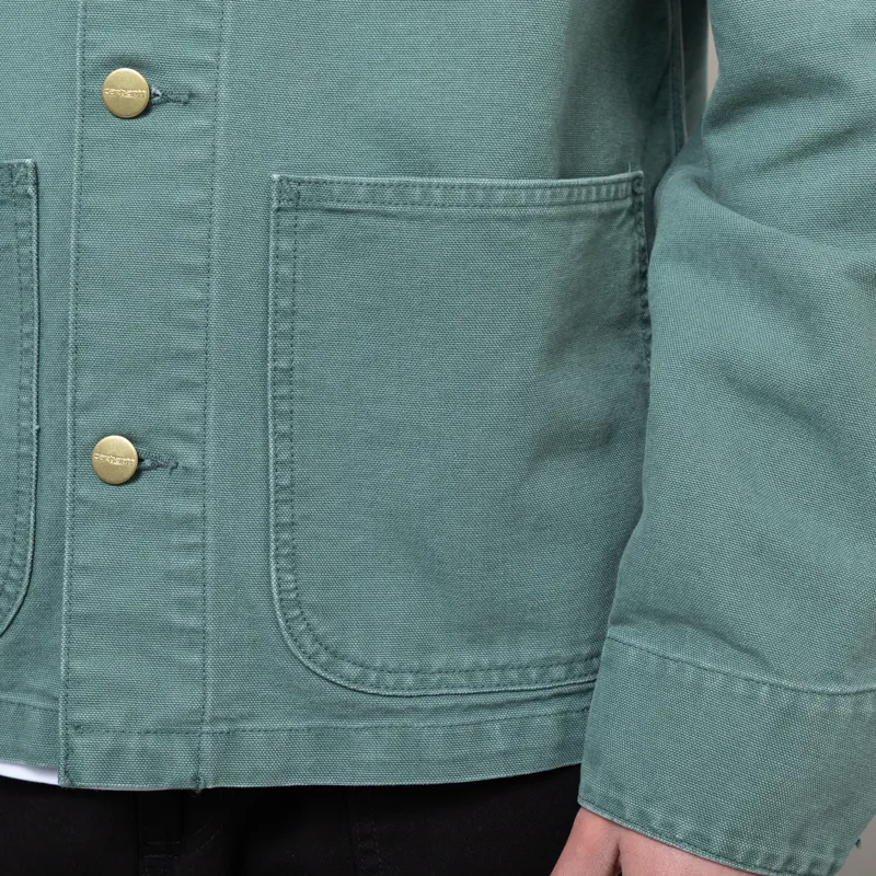 Carhartt WIP Michigan Summer Coat Silver Pine Stone Canvas-8