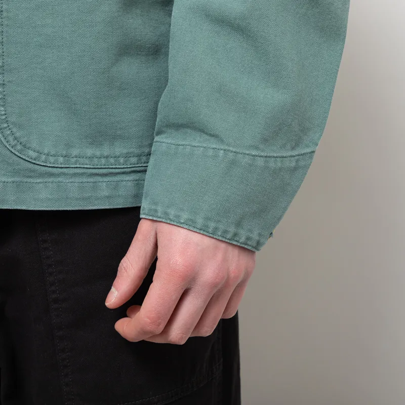 Carhartt WIP Michigan Summer Coat Silver Pine Stone Canvas-9