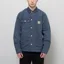 Carhartt WIP Michigan Summer Coat Dusky Blue Stone Canvas