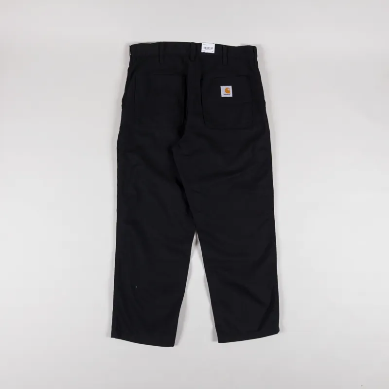 Carhartt WIP Albert Pant Black Rinsed Fountain Twill