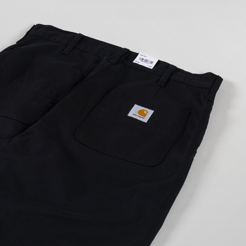 Carhartt WIP Albert Pant Black Rinsed Fountain Twill-5