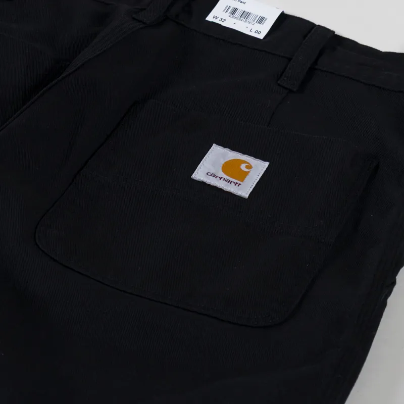 Carhartt WIP Albert Pant Black Rinsed Fountain Twill-7
