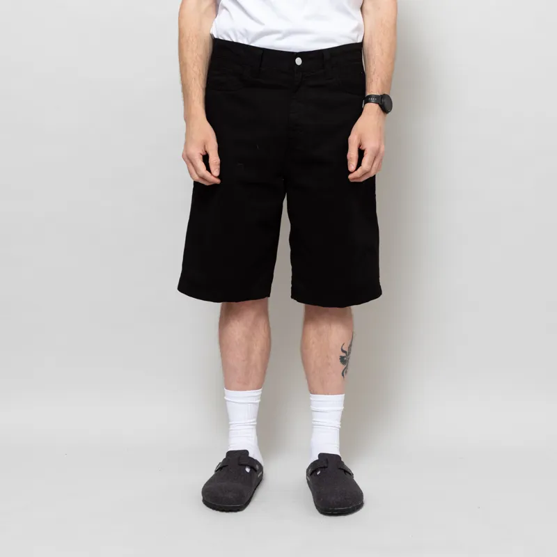 Carhartt WIP Landon Shorts Black Garment Dyed