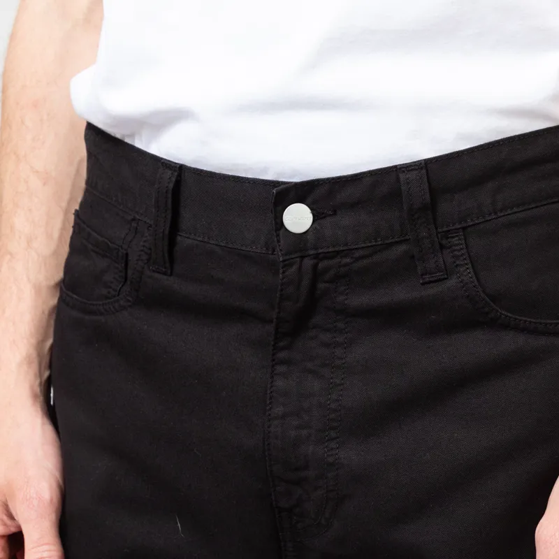 Carhartt WIP Landon Shorts Black Garment Dyed-7