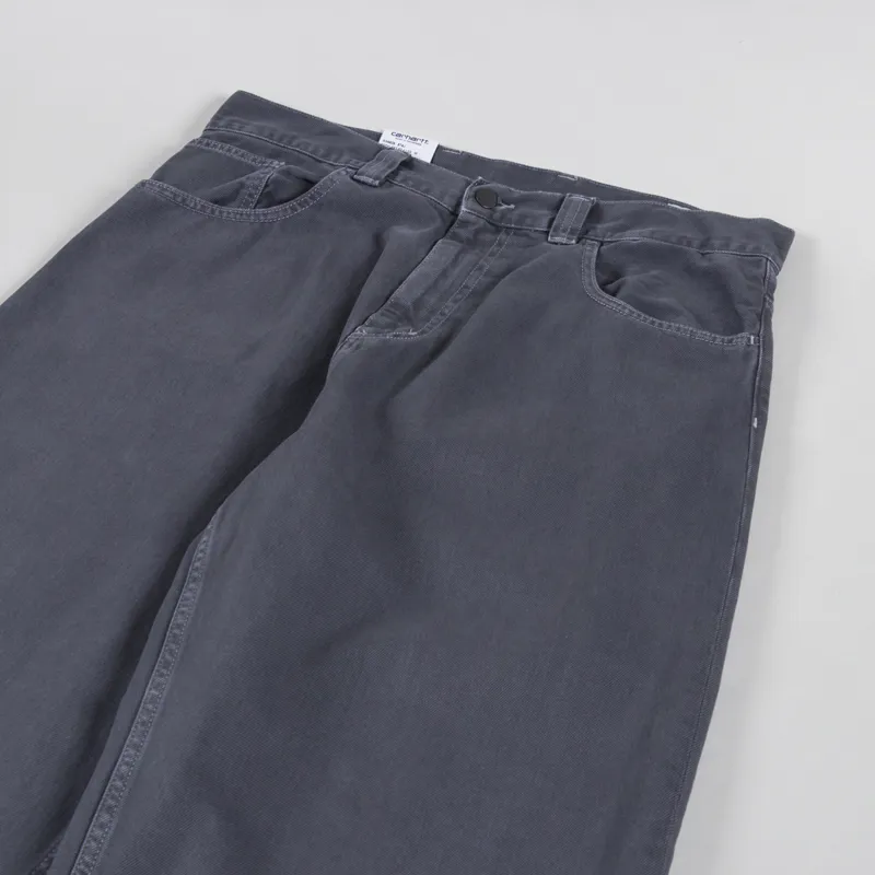 Carhartt WIP Brandon Pants Graphite Stone Dyed-4