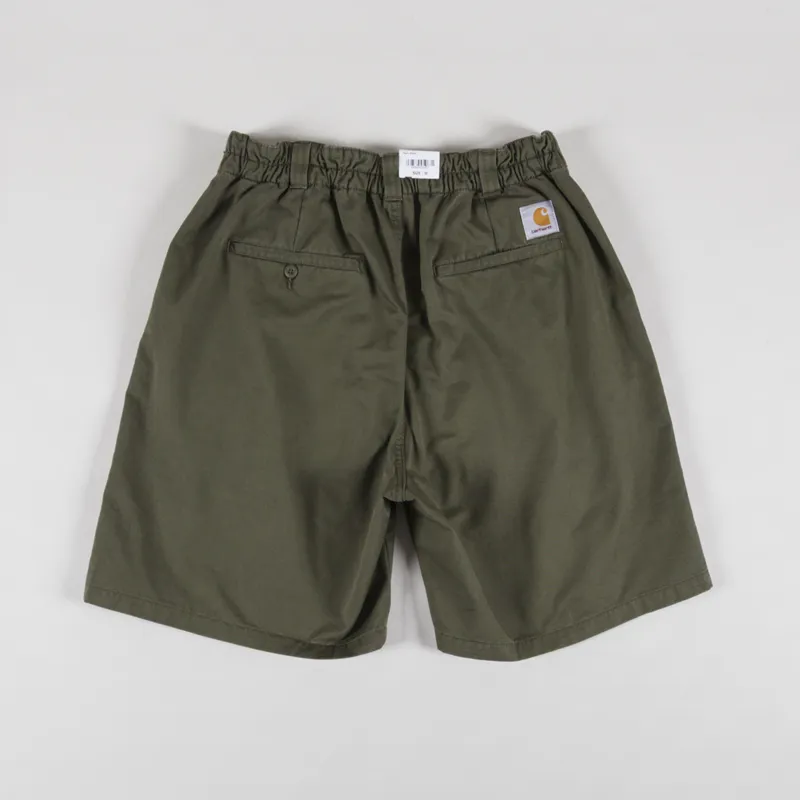 Carhartt WIP Marv Shorts Turtle Stone Washed-1