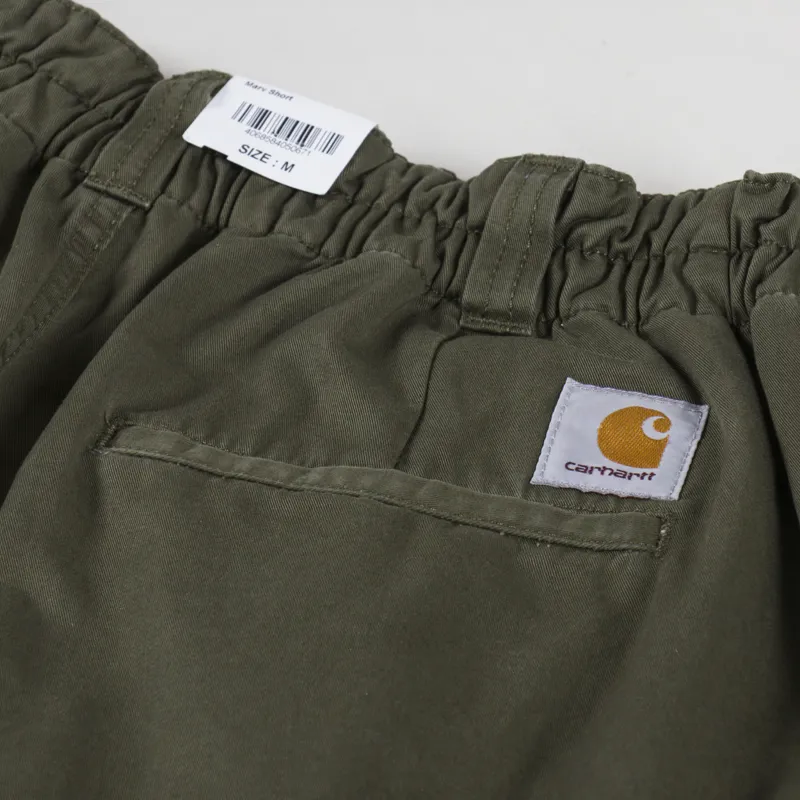 Carhartt WIP Marv Shorts Turtle Stone Washed-4