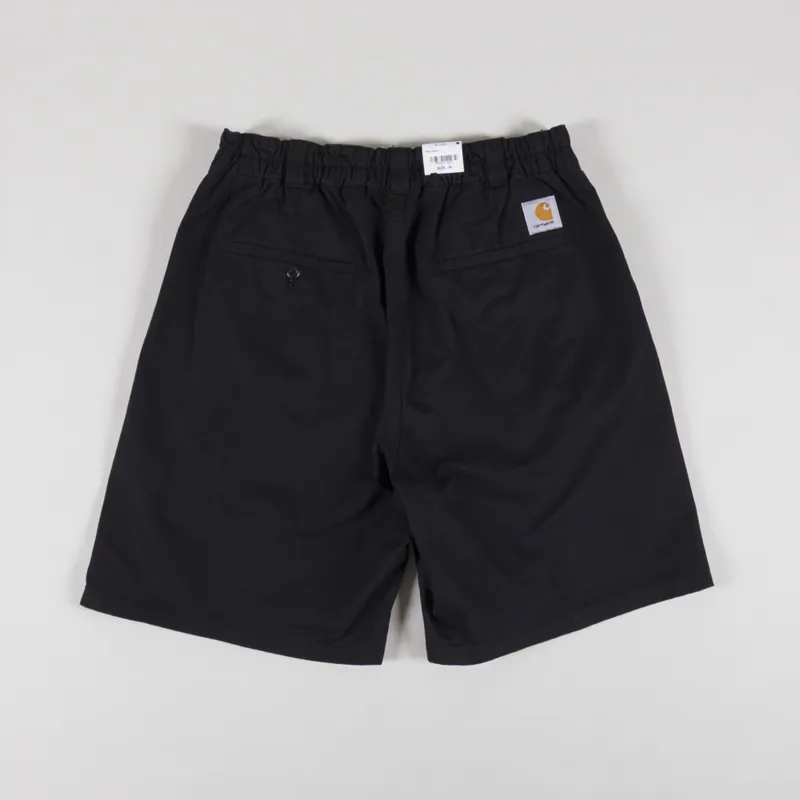 Carhartt WIP Marv Shorts Black Stone Washed-1