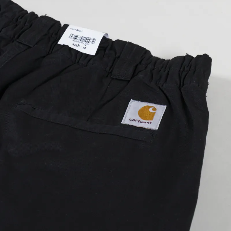 Carhartt WIP Marv Shorts Black Stone Washed-4