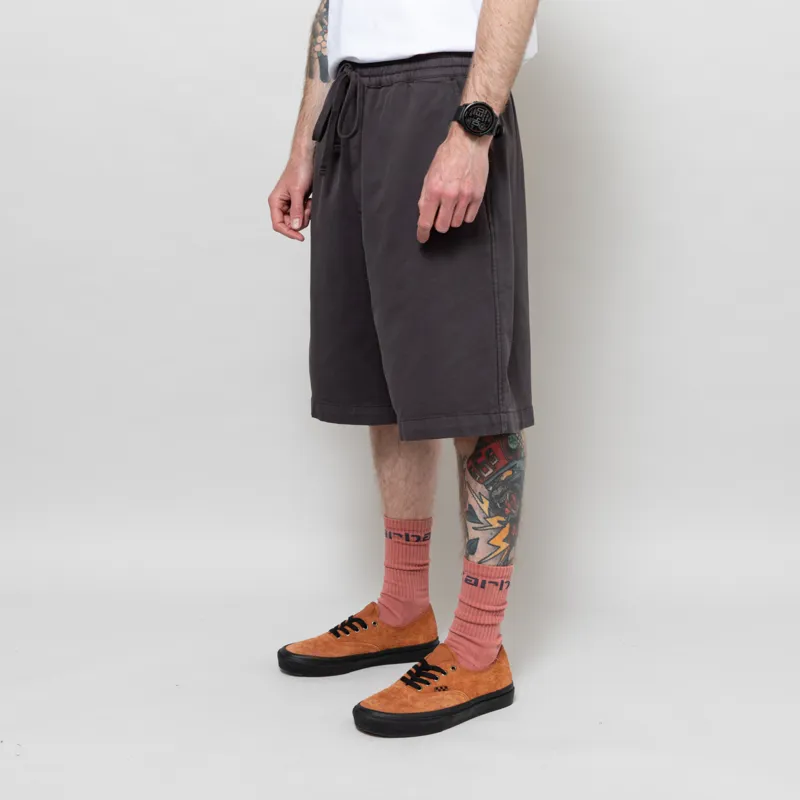 Carhartt WIP Floyde Shorts Graphite Garment Dyed-1