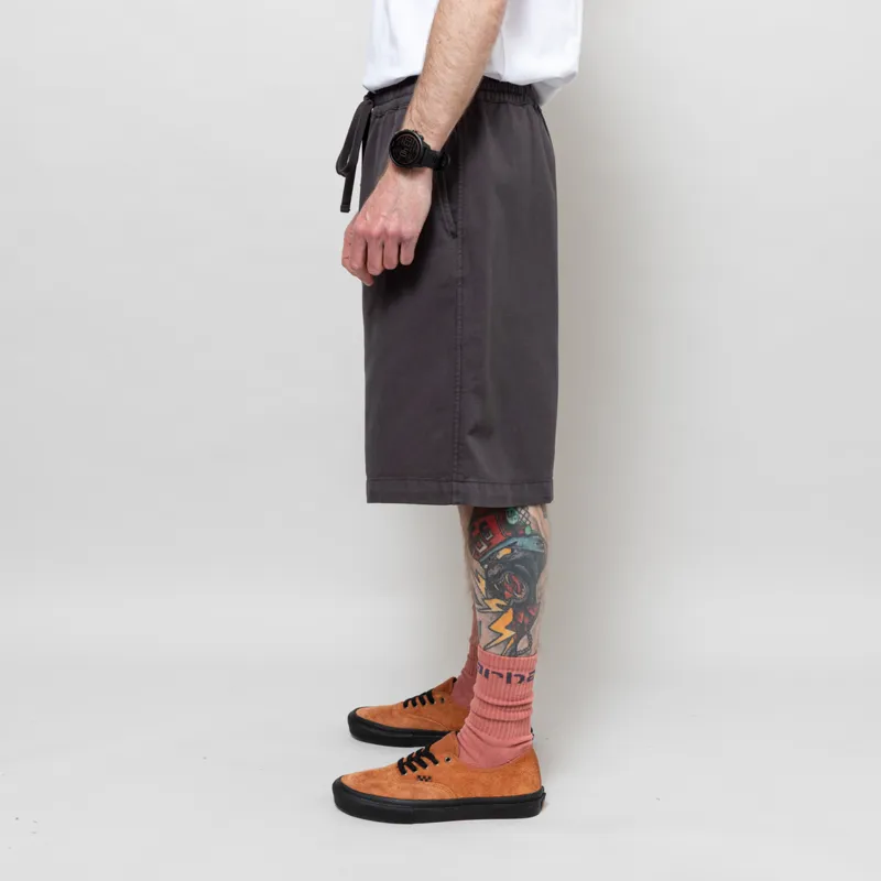 Carhartt WIP Floyde Shorts Graphite Garment Dyed-2