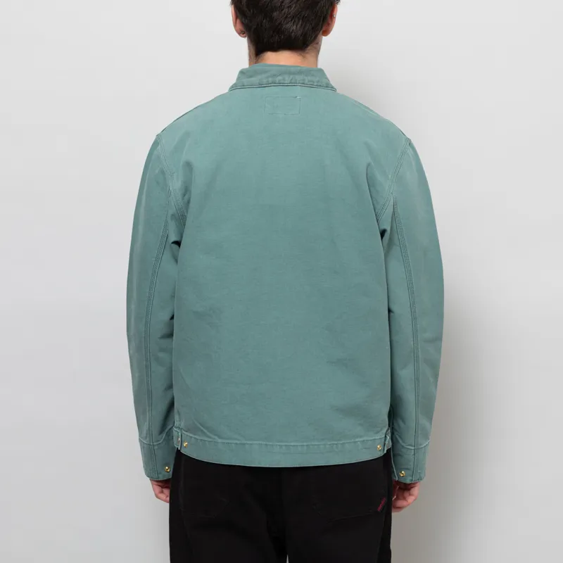 Carhartt WIP Detroit Jacket Silver Pine Stone Canvas-3