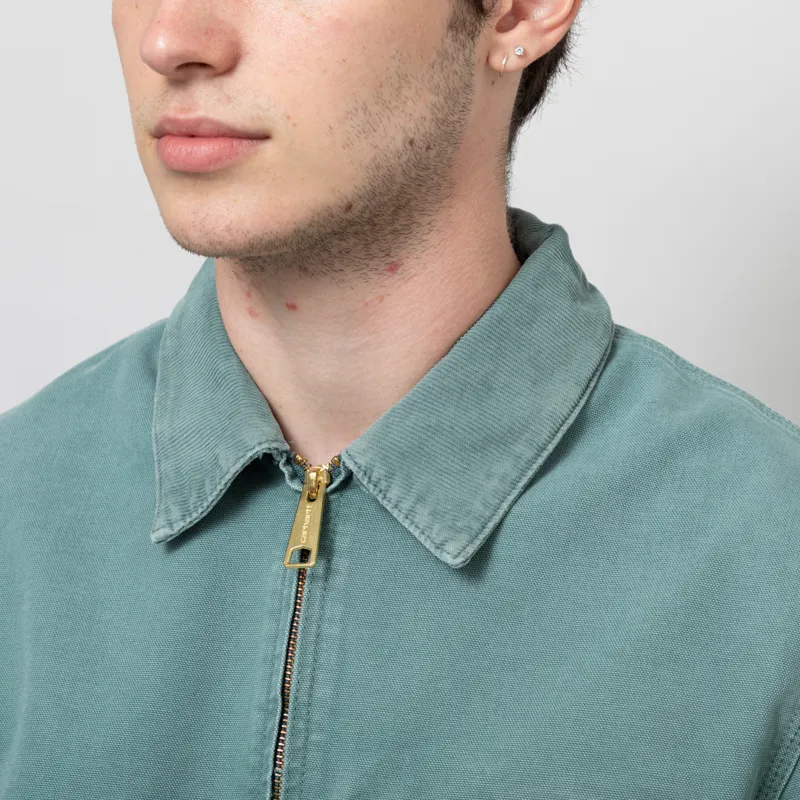 Carhartt WIP Detroit Jacket Silver Pine Stone Canvas-5