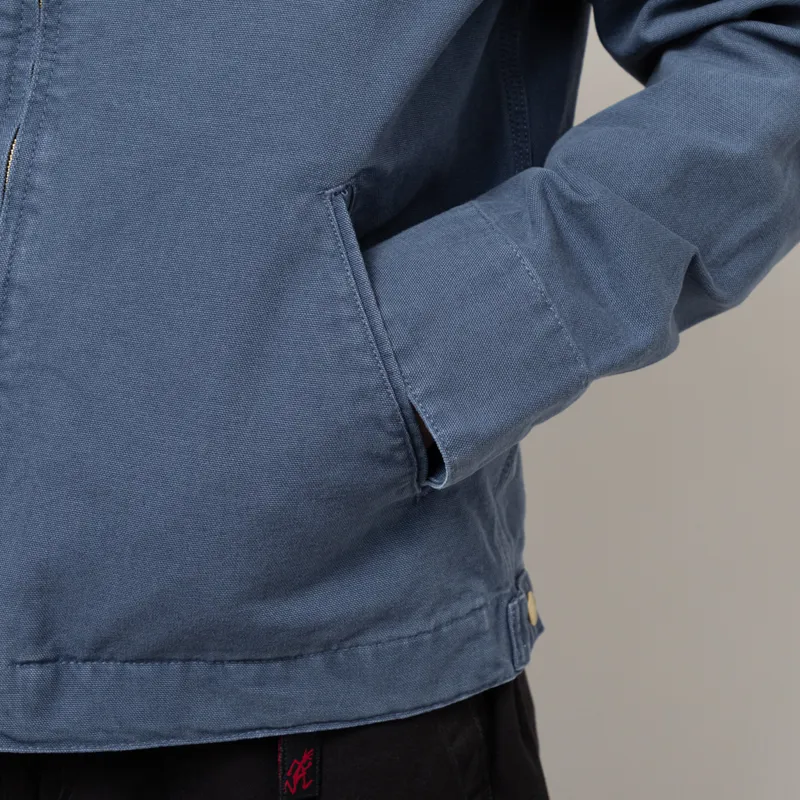 Carhartt WIP Detroit Jacket Dusky Blue Stone Canvas-8