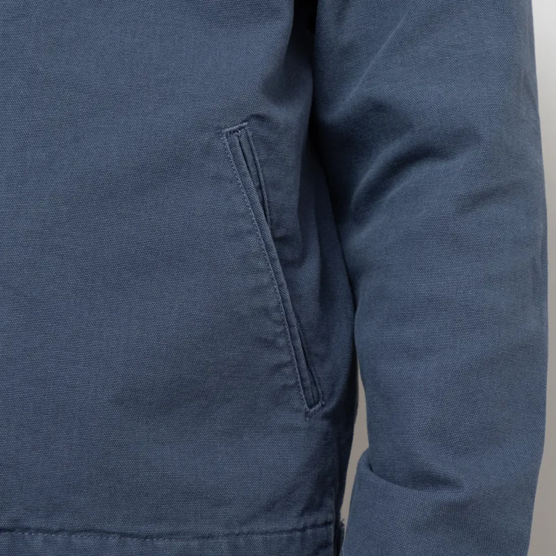 Carhartt WIP Detroit Jacket Dusky Blue Stone Canvas-9