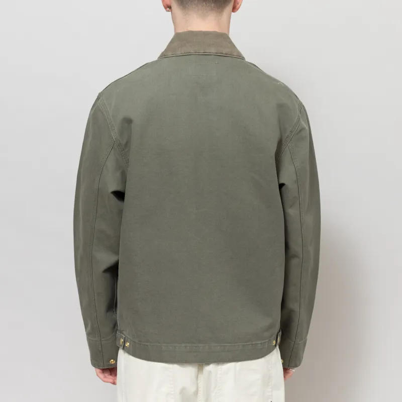 Carhartt WIP Detroit Jacket Leaf Stone Canvas-2