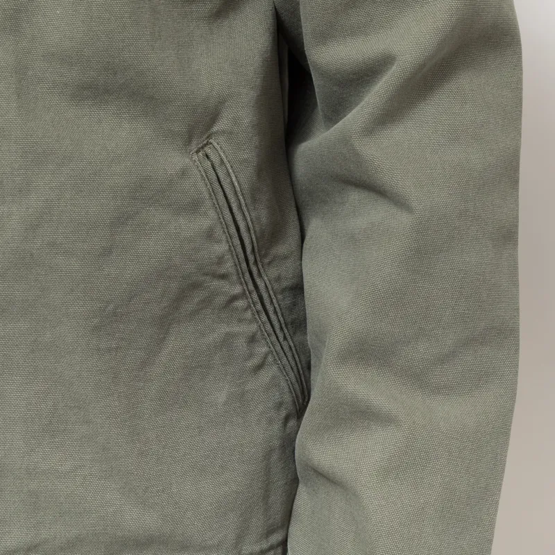 Carhartt WIP Detroit Jacket Leaf Stone Canvas-6