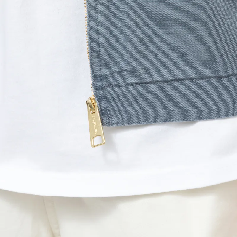 Carhartt WIP Detroit Jacket Cozy Blue Stone Canvas-10
