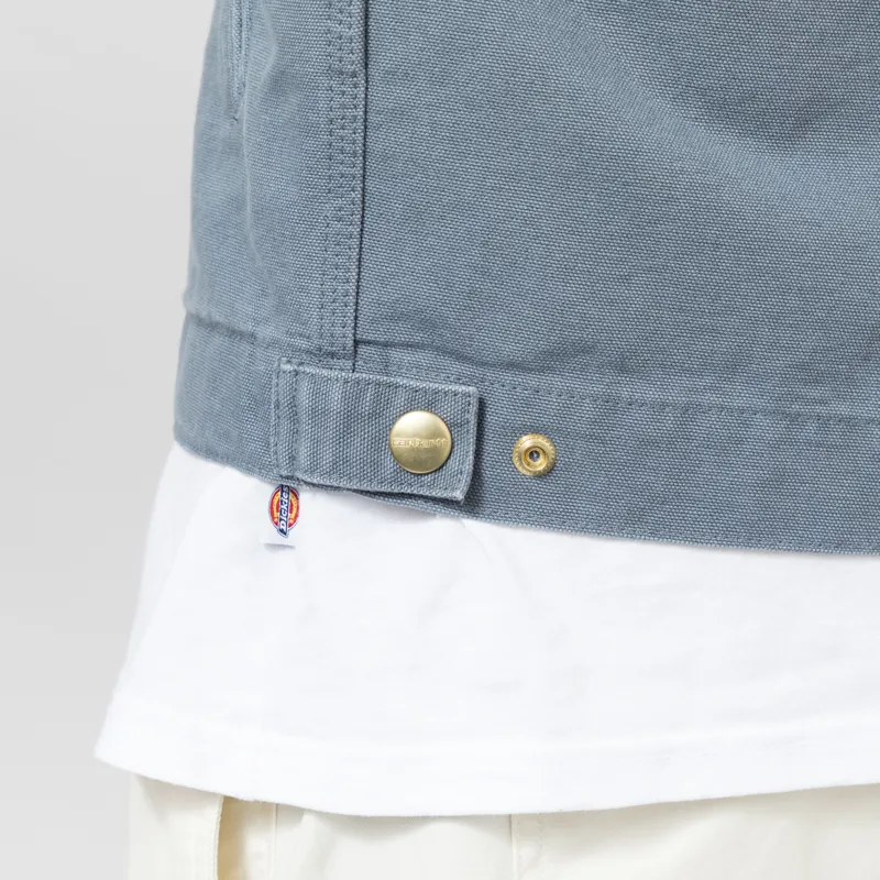 Carhartt WIP Detroit Jacket Cozy Blue Stone Canvas-7