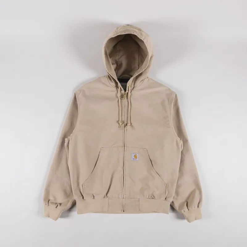 Carhartt WIP OG Active Jacket Dusty H Brown Stone Canvas