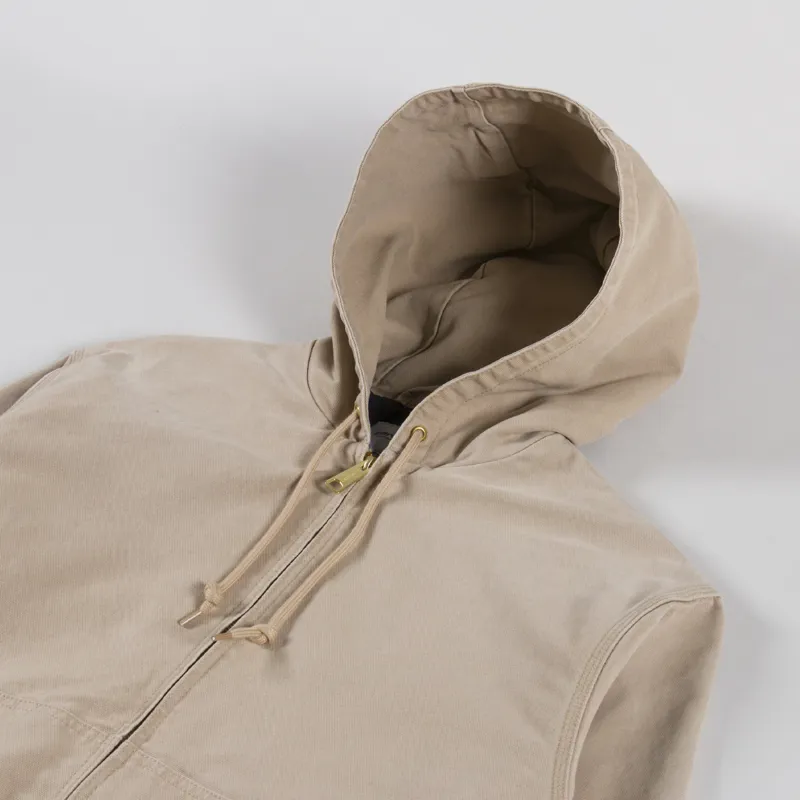 Carhartt WIP OG Active Jacket Dusty H Brown Stone Canvas-3