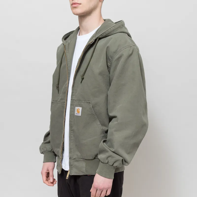 Carhartt WIP OG Active Jacket Leaf Stone Canvas-1
