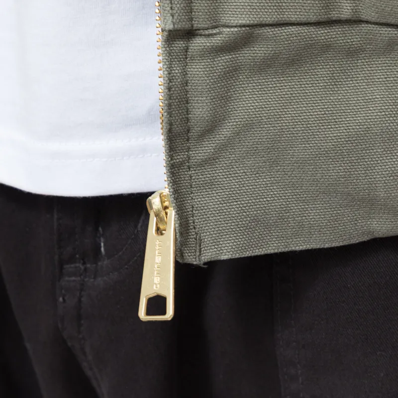 Carhartt WIP OG Active Jacket Leaf Stone Canvas-9