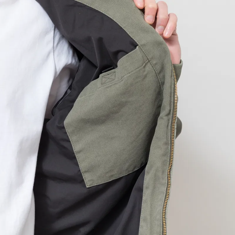 Carhartt WIP OG Active Jacket Leaf Stone Canvas-5
