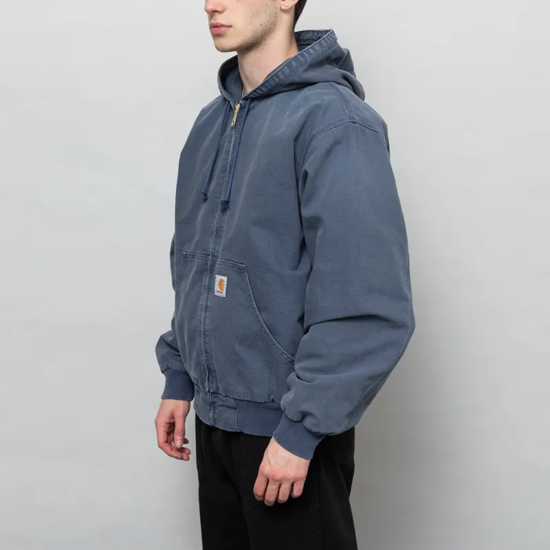 Carhartt WIP OG Active Jacket Dusky Blue Stone Canvas-1