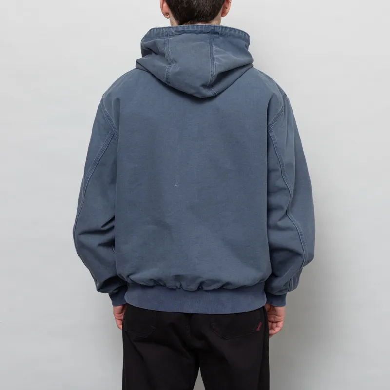 Carhartt WIP OG Active Jacket Dusky Blue Stone Canvas-3