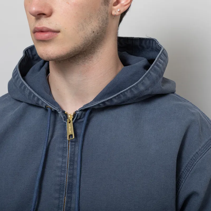 Carhartt WIP OG Active Jacket Dusky Blue Stone Canvas-5