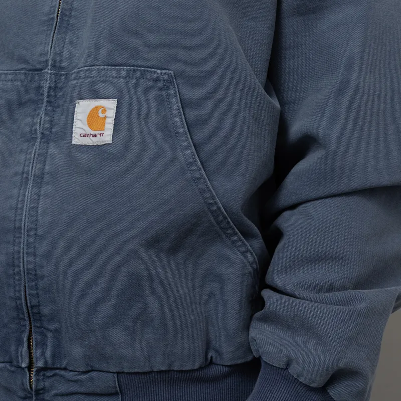Carhartt WIP OG Active Jacket Dusky Blue Stone Canvas-7