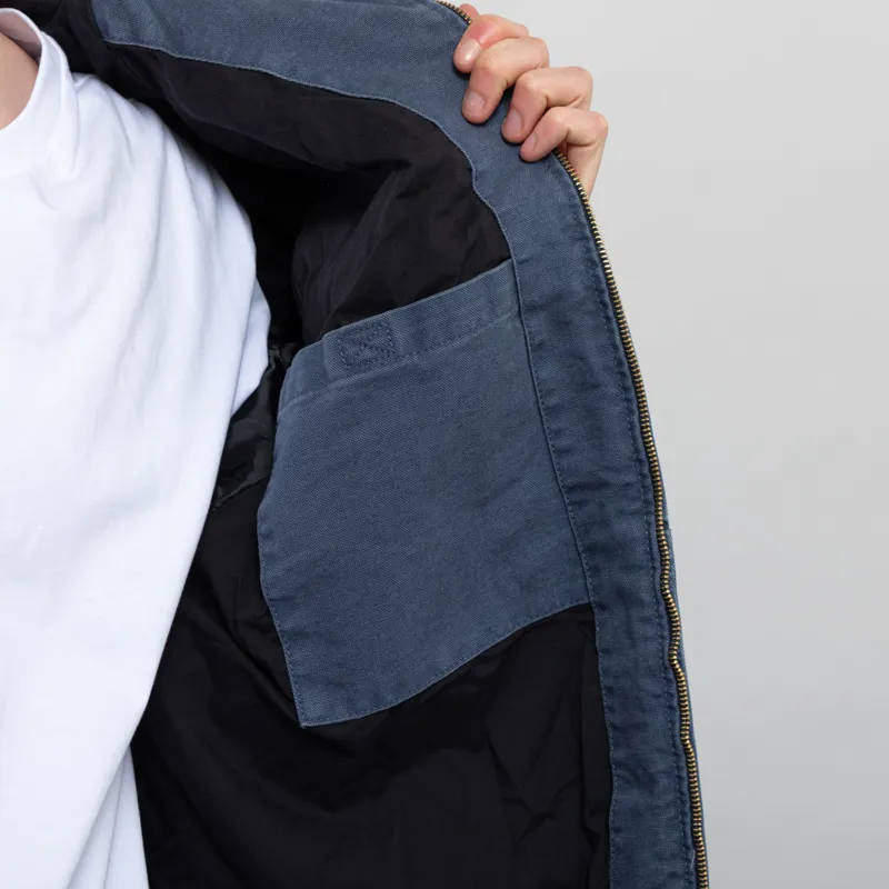Carhartt WIP OG Active Jacket Dusky Blue Stone Canvas-8