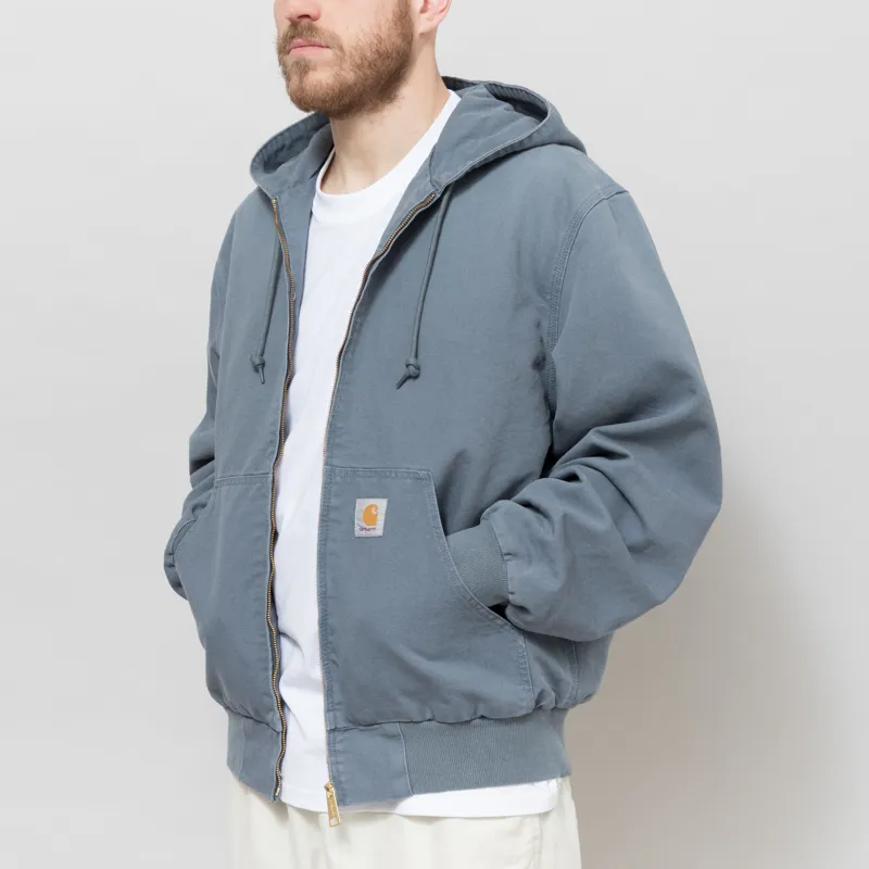 Carhartt WIP OG Active Jacket Cozy Blue Stone Canvas-1