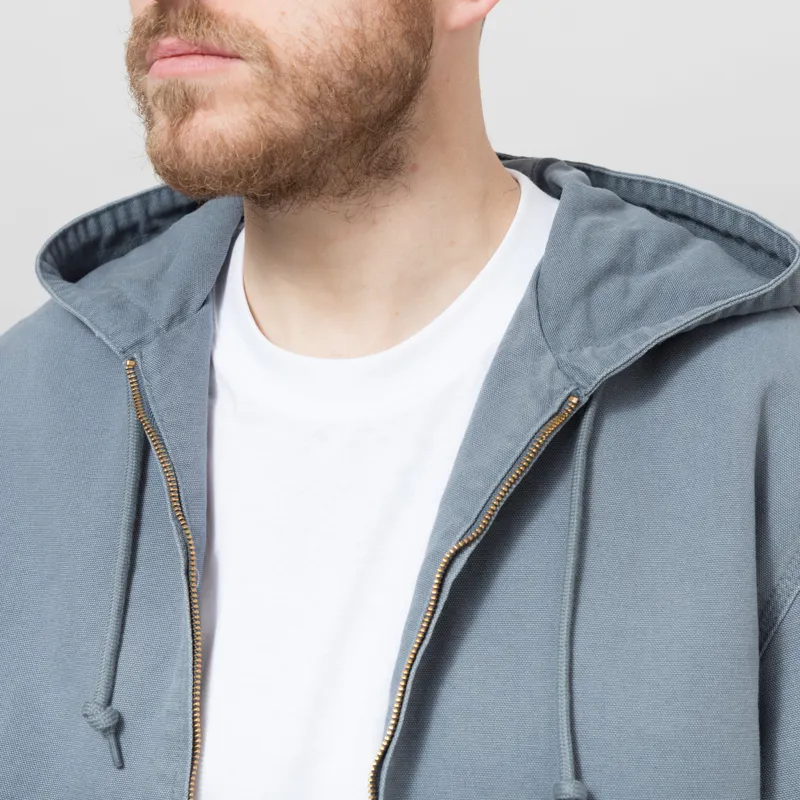 Carhartt WIP OG Active Jacket Cozy Blue Stone Canvas-5