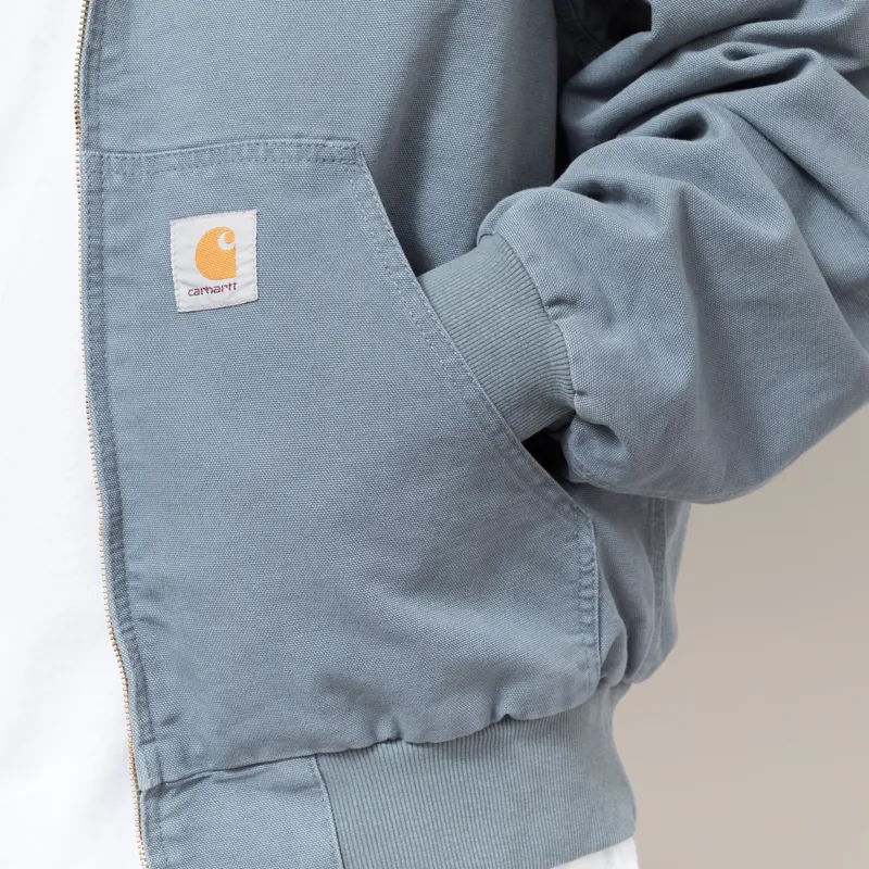 Carhartt WIP OG Active Jacket Cozy Blue Stone Canvas-9