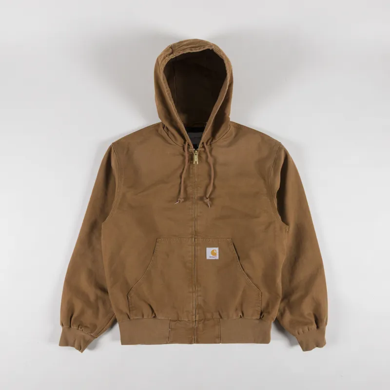 Carhartt WIP OG Active Jacket Hamilton Brown Stone Canvas