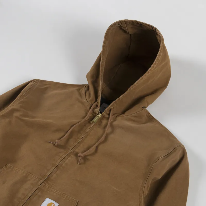 Carhartt WIP OG Active Jacket Hamilton Brown Stone Canvas-3