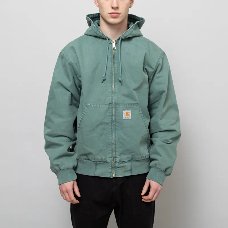 Carhartt WIP OG Active Jacket Silver Pine Stone Canvas