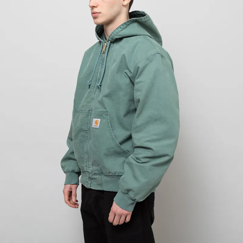 Carhartt WIP OG Active Jacket Silver Pine Stone Canvas-1