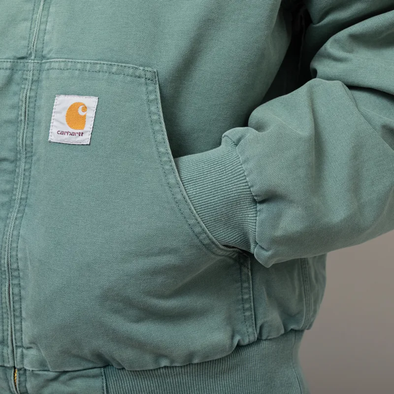 Carhartt WIP OG Active Jacket Silver Pine Stone Canvas-10