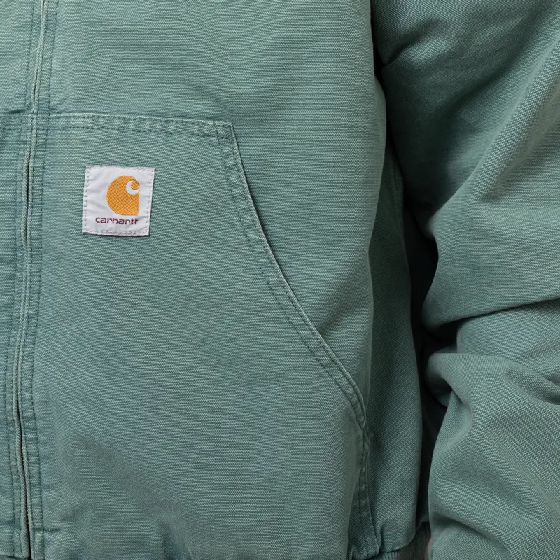 Carhartt WIP OG Active Jacket Silver Pine Stone Canvas-9