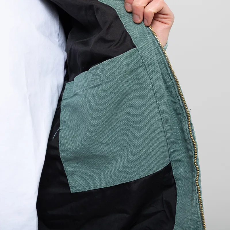 Carhartt WIP OG Active Jacket Silver Pine Stone Canvas-8