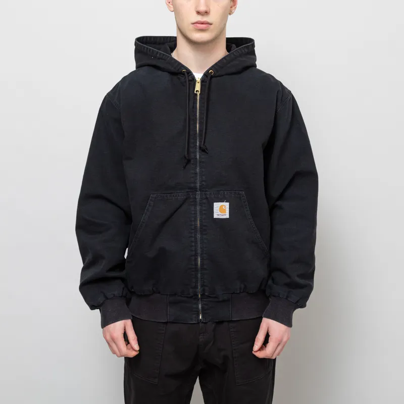 Carhartt WIP OG Active Jacket Black Stone Canvas