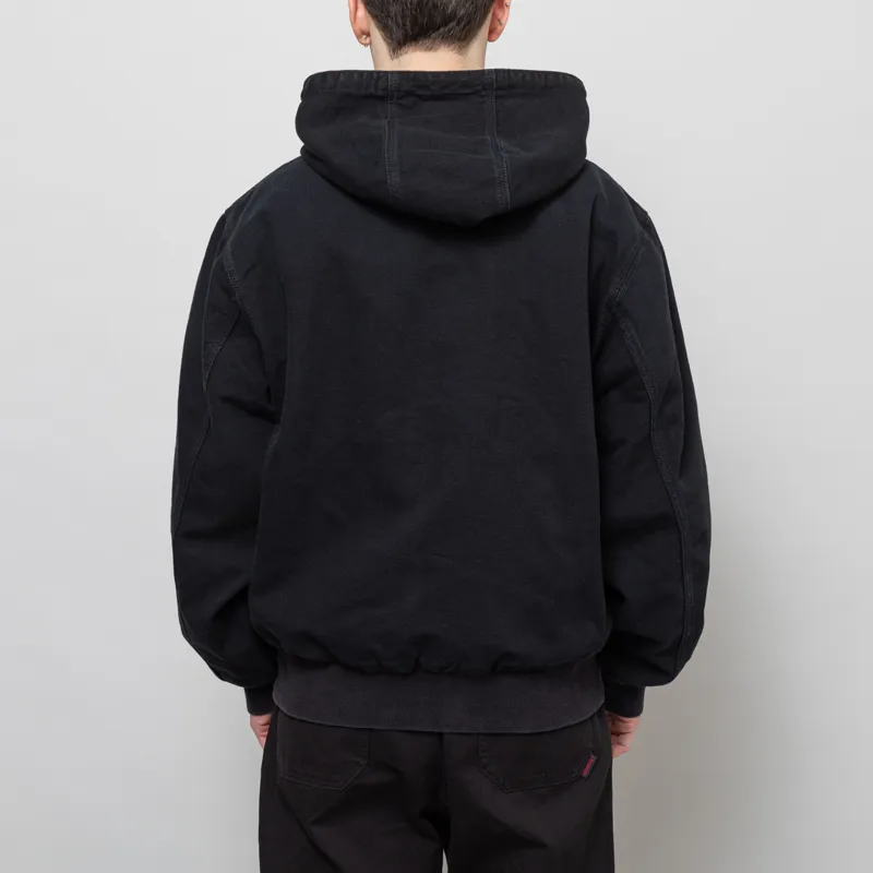 Carhartt WIP OG Active Jacket Black Stone Canvas-3